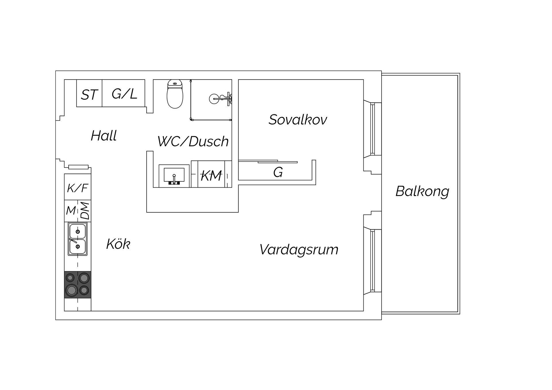 Bostadsrätt, Selma Lagerlöfs gata 9, Centrum Kungälv, Kungälv