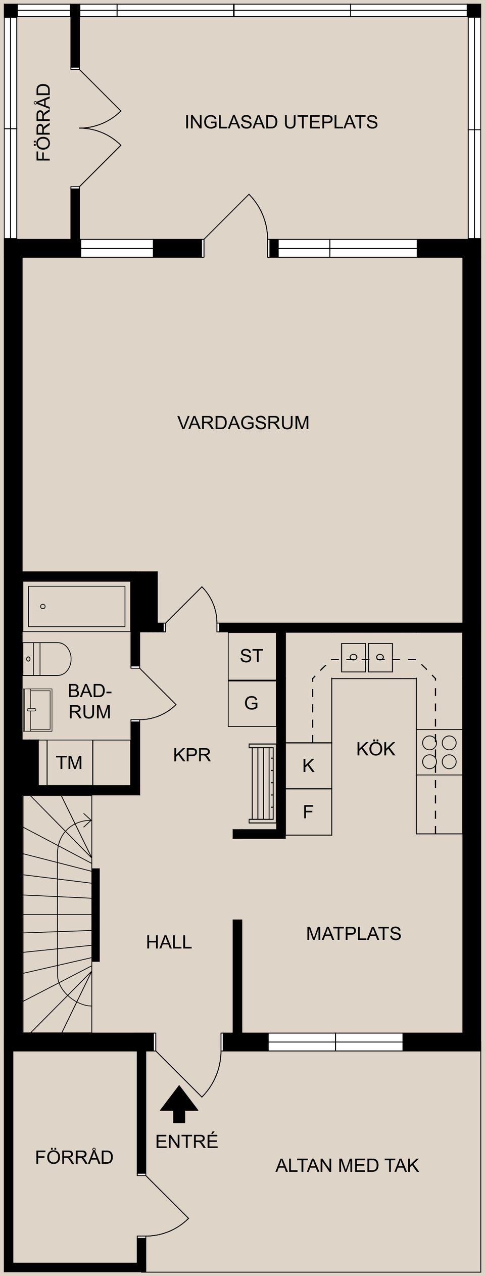 Radhus, Fäskogsvägen 197, Nyhem, Finspång