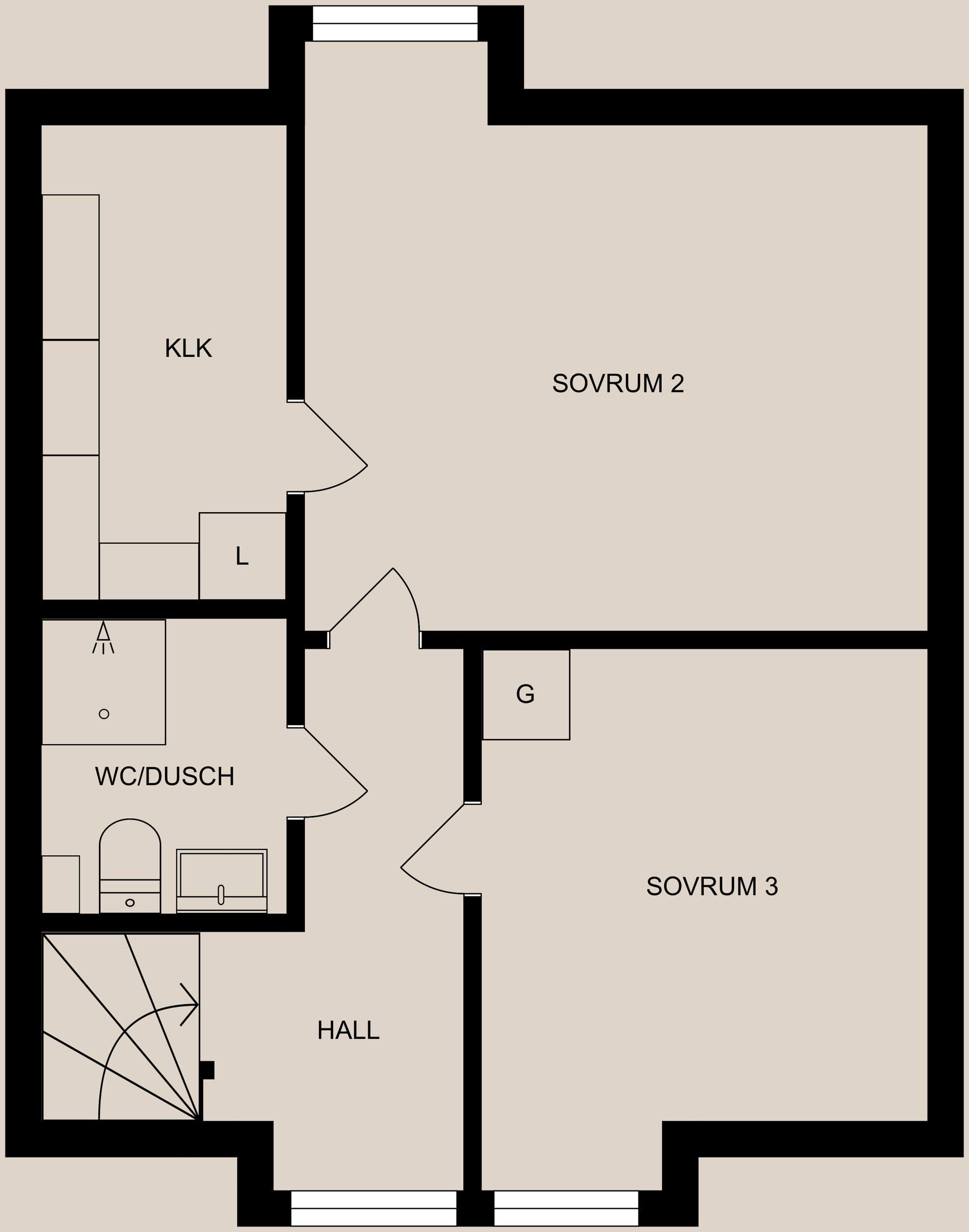 Radhus, Fäskogsvägen 197, Nyhem, Finspång