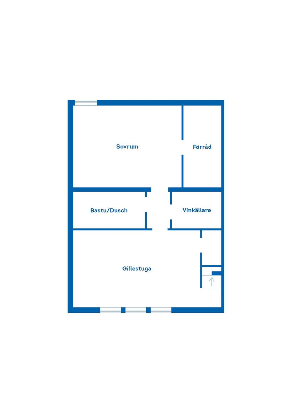Villa, Radhus, Högbovägen 11C, Sandviken