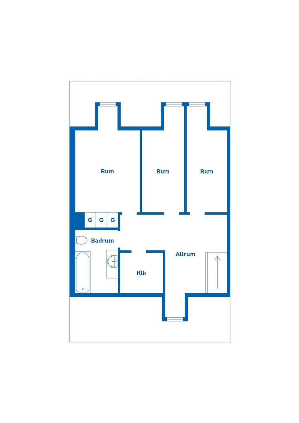 Villa, Radhus, Högbovägen 11C, Sandviken
