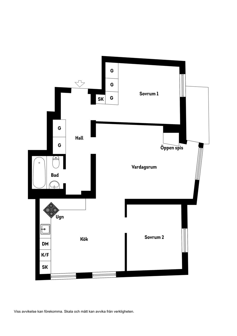 Bostadsrätt, Klubbacken 45, Stockholm