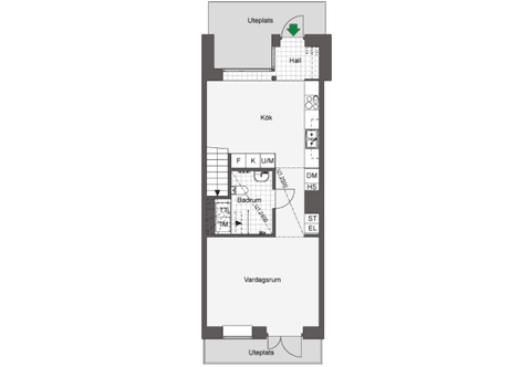 Bostadsrätt, John Engellaus gata 12, Västra Munktellstaden, Eskilstuna