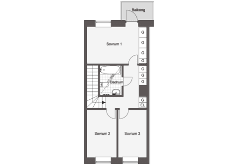Bostadsrätt, John Engellaus gata 12, Västra Munktellstaden, Eskilstuna