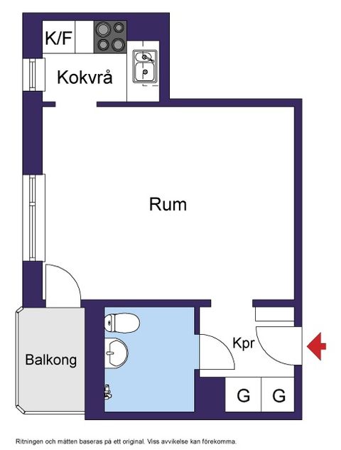 Bostadsrätt, Kopparvägen 37, Kallhäll, Järfälla