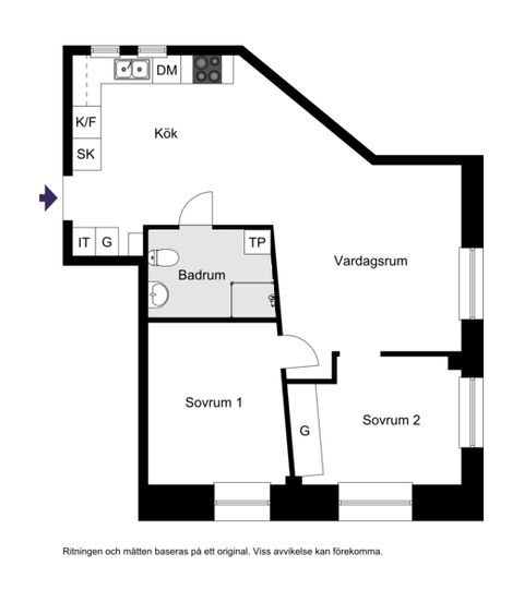 Bostadsrätt, Fredsborgsgatan 2, Liljeholmskajen, Stockholm