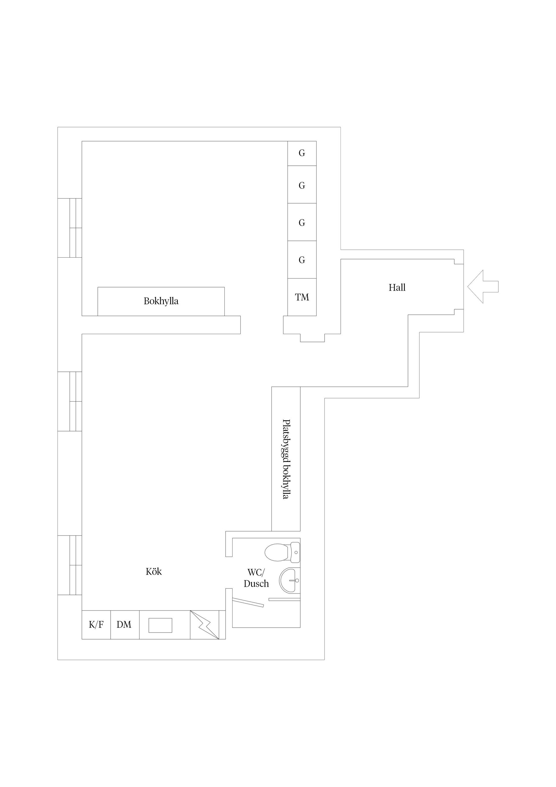 Bostadsrätt, Gluntens gränd 1, Främre Luthagen, Uppsala