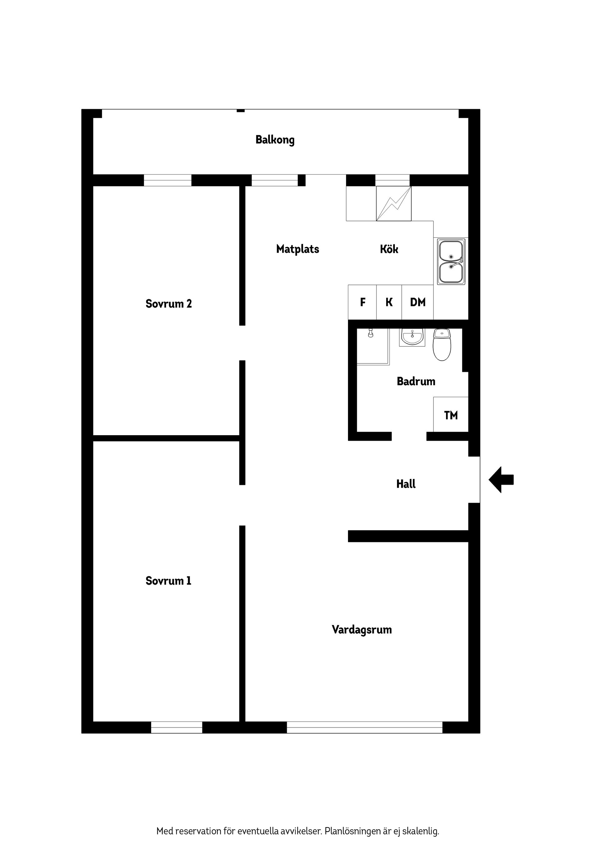 Bostadsrätt, Rönnebergavägen 17A, Rönneberga, Eslöv