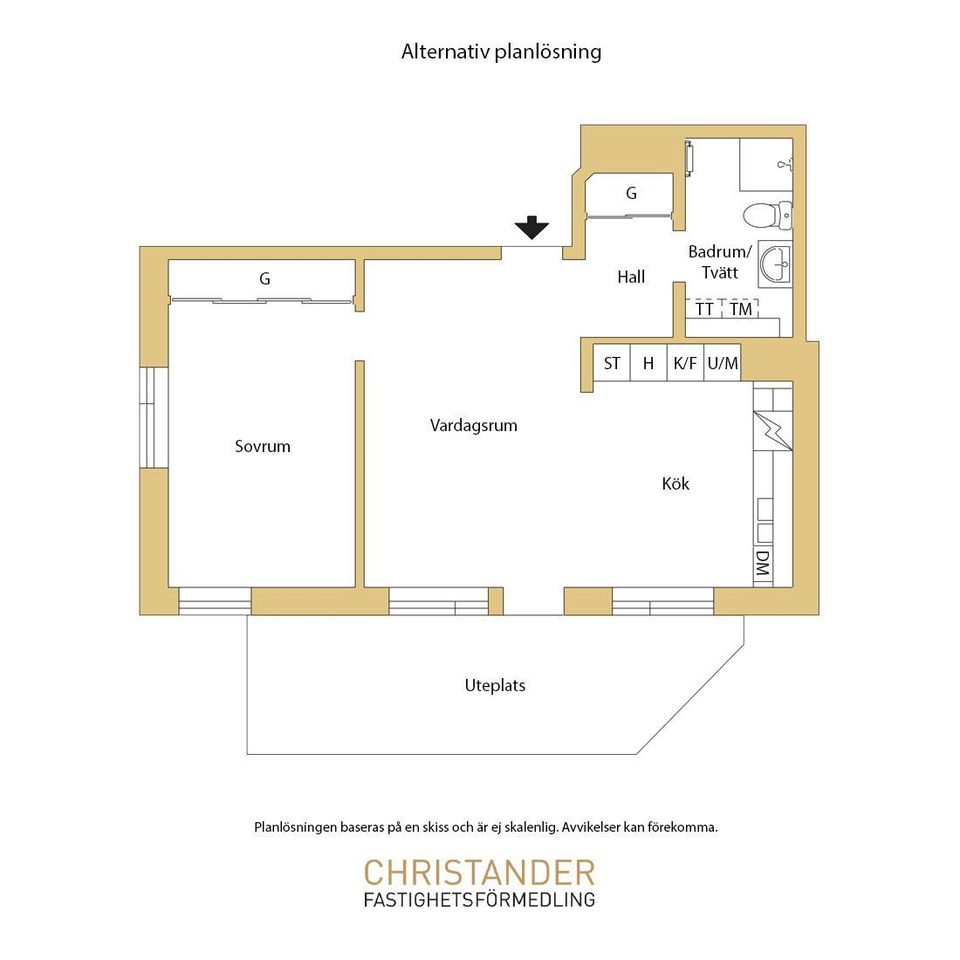 Bostadsrätt, Kvarnbyvallen 5, Kvarnbyvallen, Mölndal