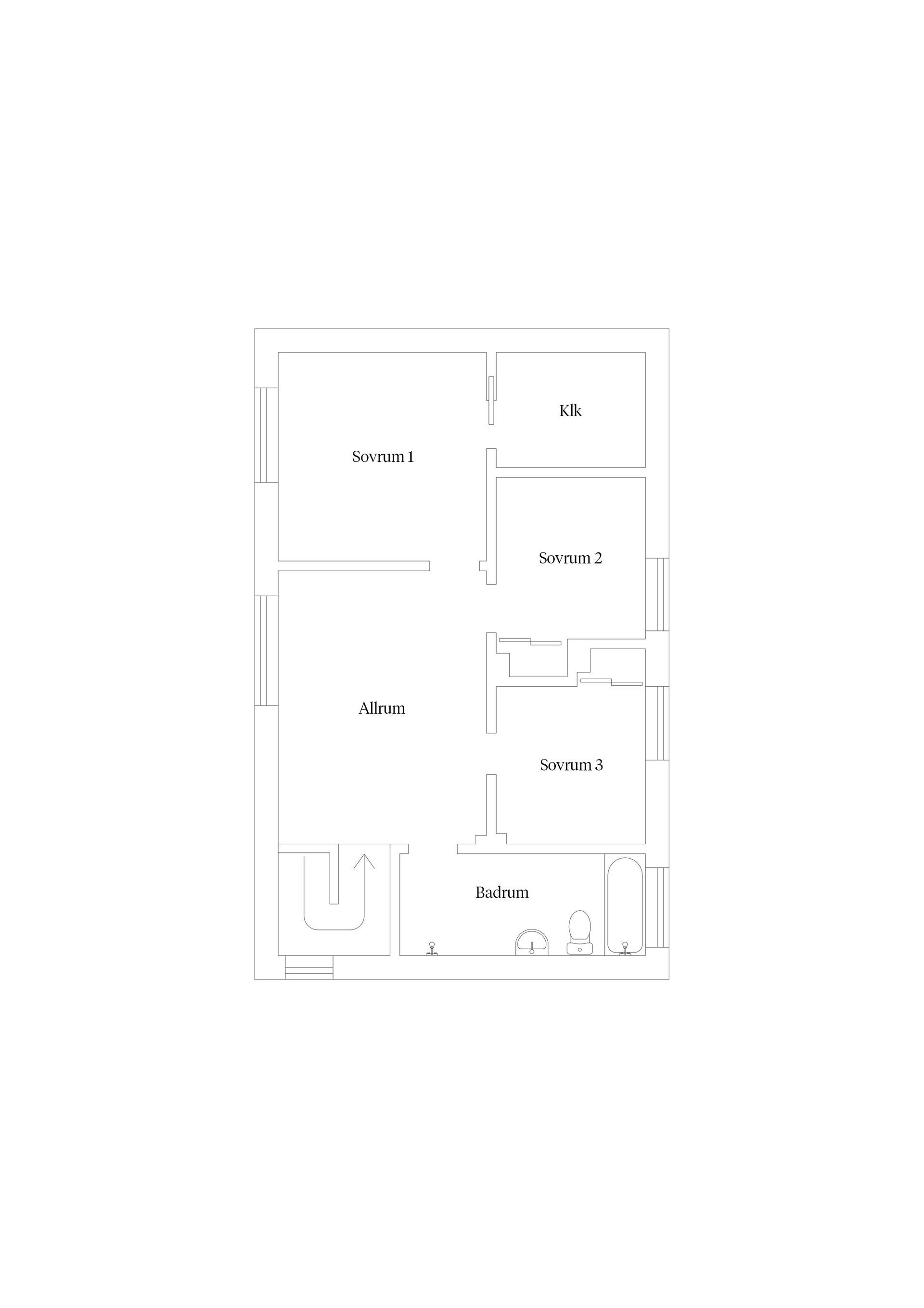 Bostadsrätt, Gammelvägen 3E, Törnskogen, Sollentuna