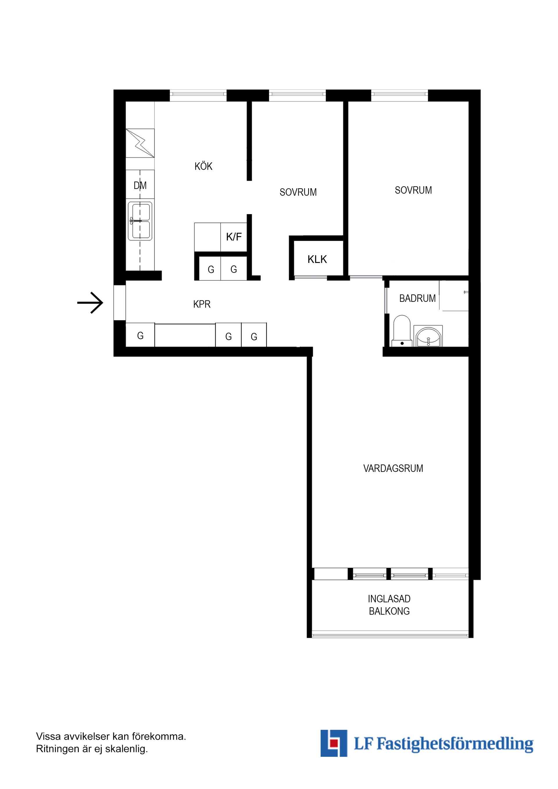 Bostadsrätt, Kruthornsvägen 15B, Edsberg, Sollentuna