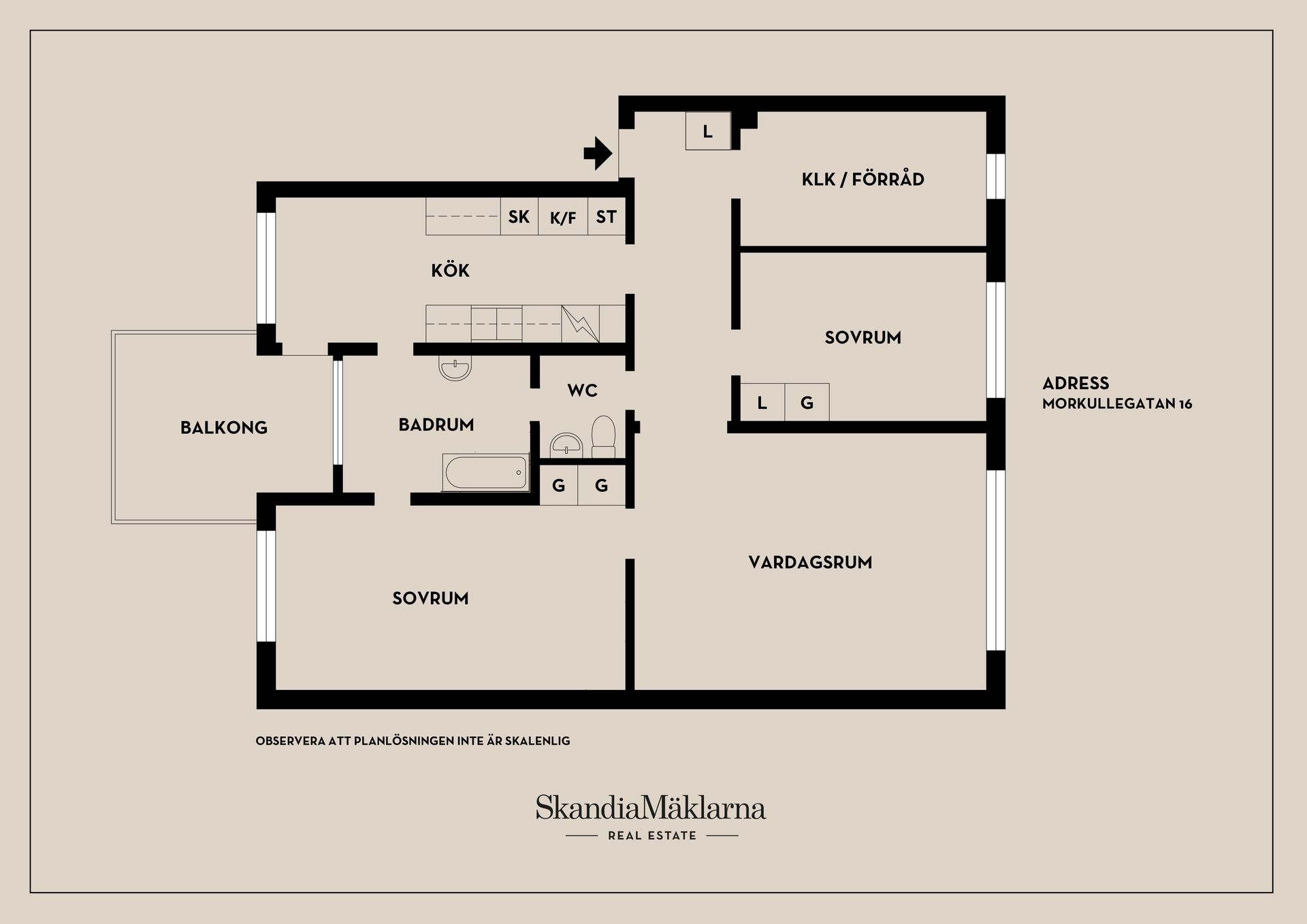 Bostadsrätt, Morkullegatan 16, Råby/Morkullan, Västerås