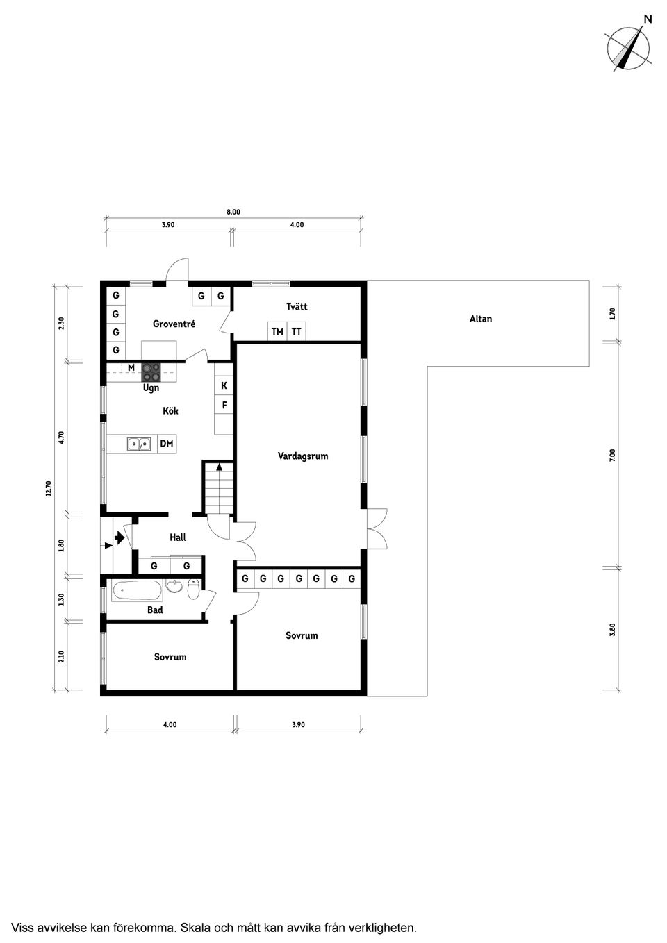 Villa, Radhus, Färgspelsgatan 90, Näset - Åkered, Göteborg