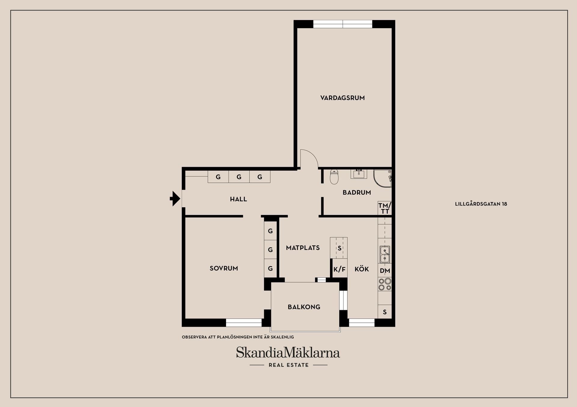 Bostadsrätt, Lillgårdsgatan 18, Berga, Linköping