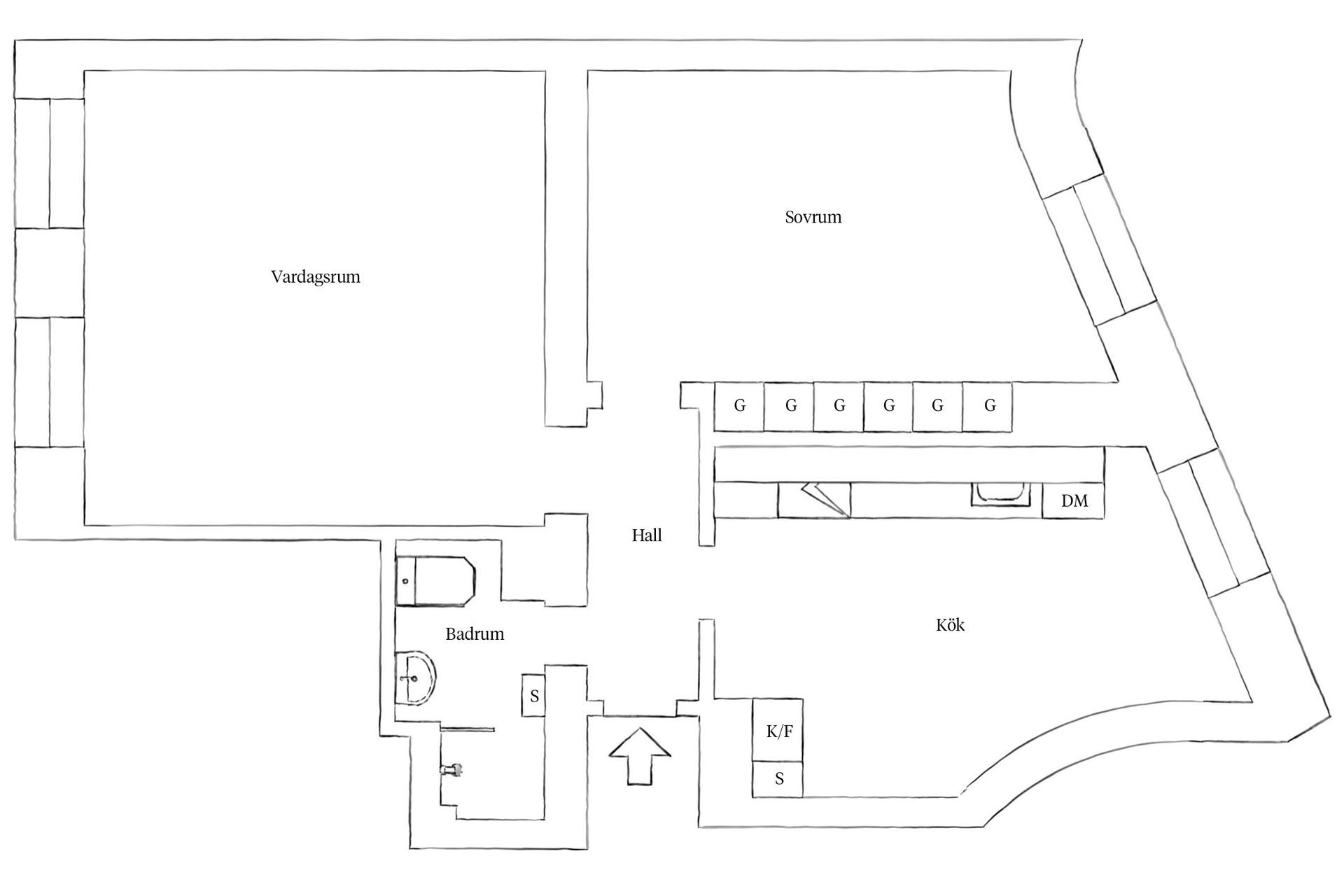 Bostadsrätt, Sveagatan 2 C, Linné, Göteborg