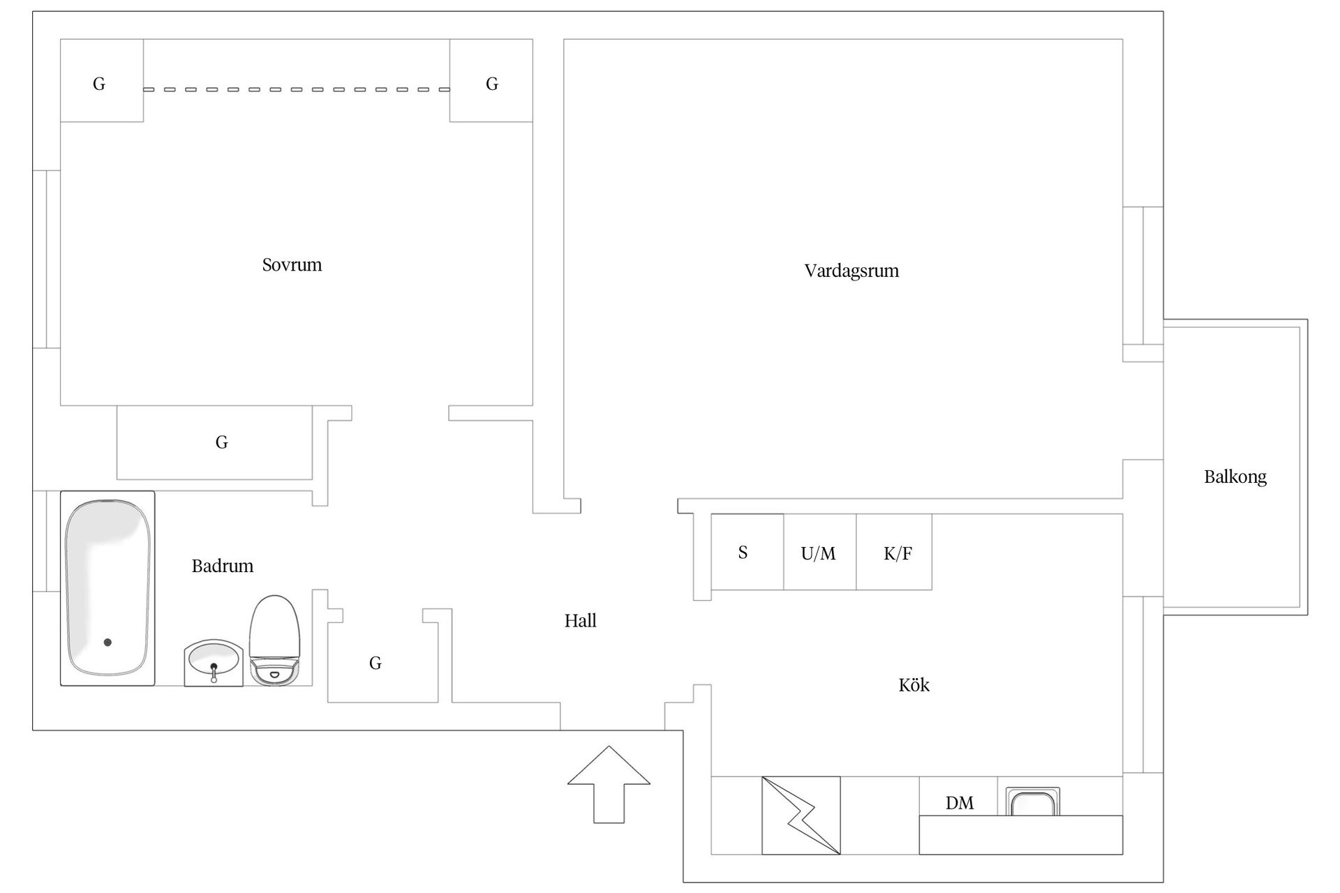 Bostadsrätt, Bordsvägen 21, 3 tr, Gubbängen, Stockholm