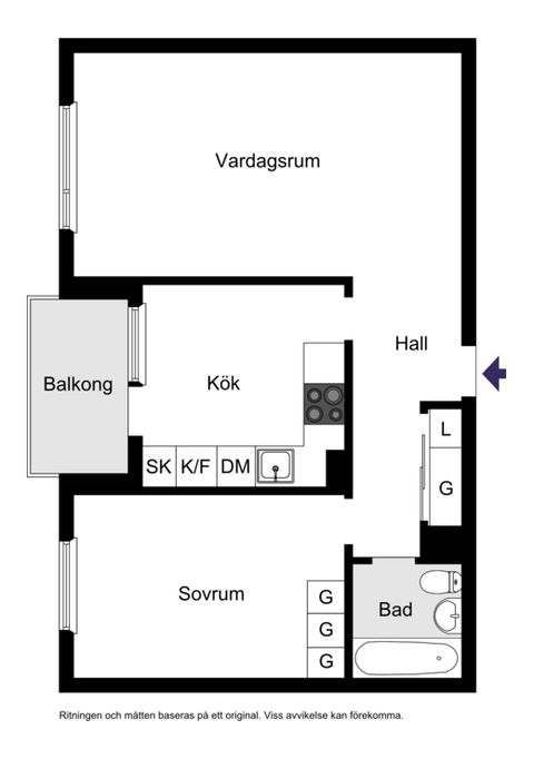 Bostadsrätt, Ankdammsgatan 36, Skytteholm, Solna