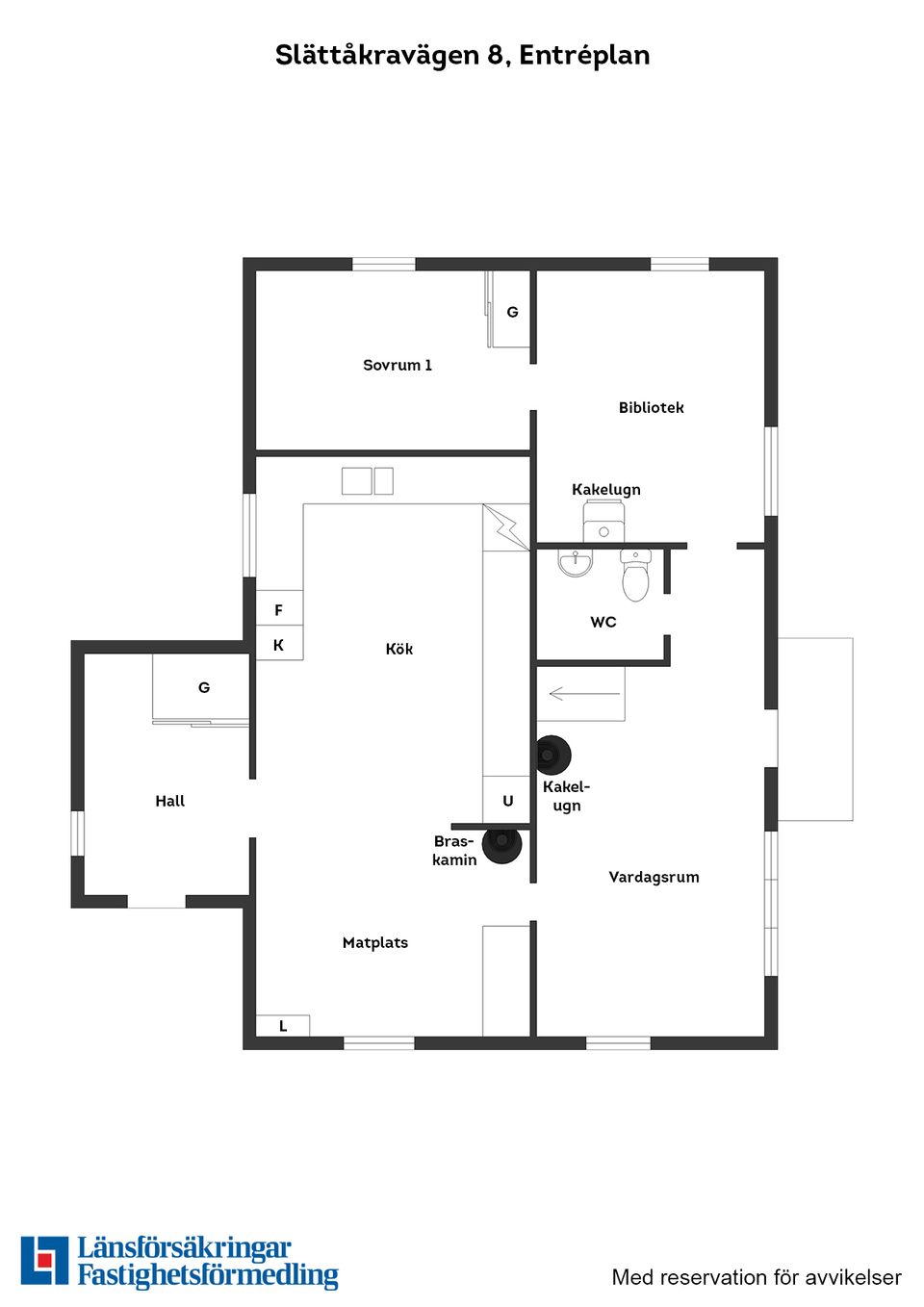 Villa, Slättåkravägen 8, Oskarström, Halmstad
