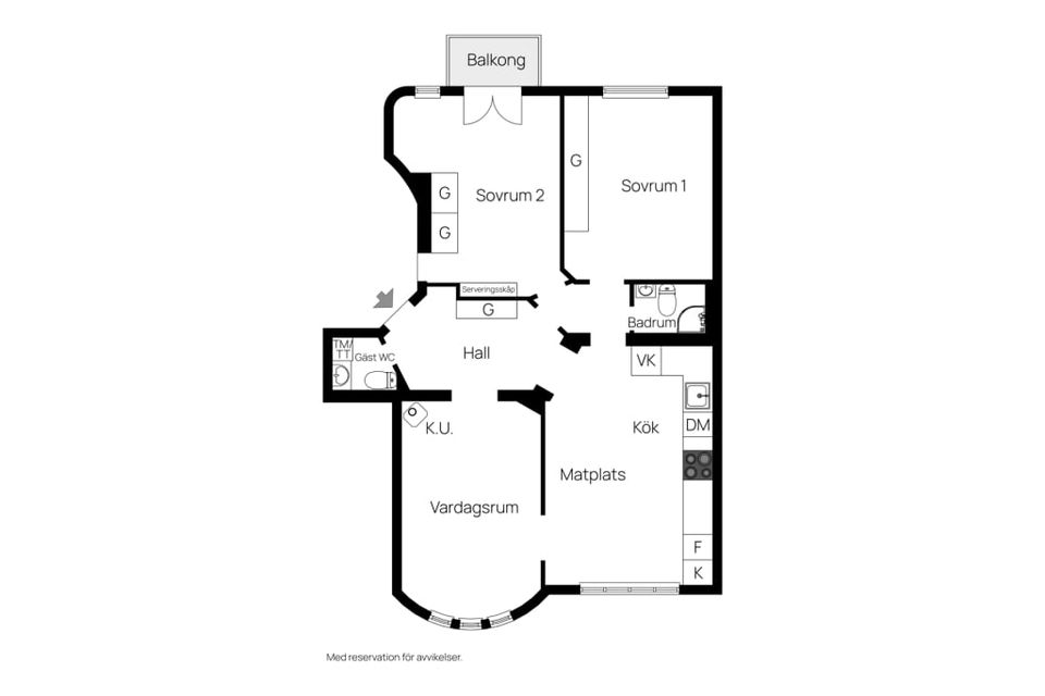 Bostadsrätt, Vidargatan 7, 2,5 tr, Vasastan / Odenplan, Stockholm
