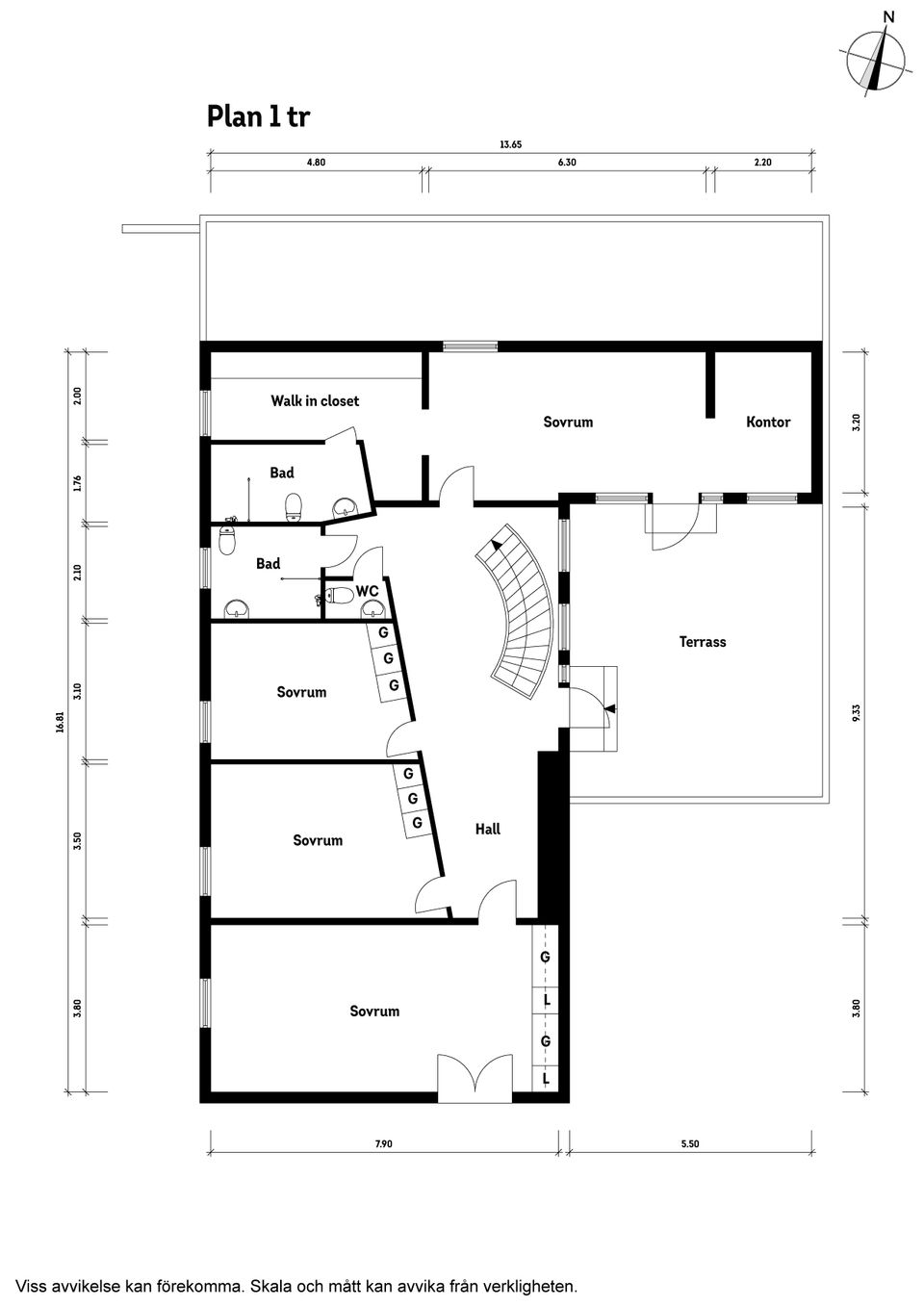 Villa, Bruksgatan 10, Centralt, Klippan