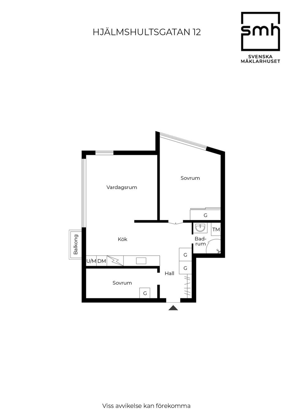 Bostadsrätt, Hjälmshultsgatan 12, Tågaborg, Helsingborg