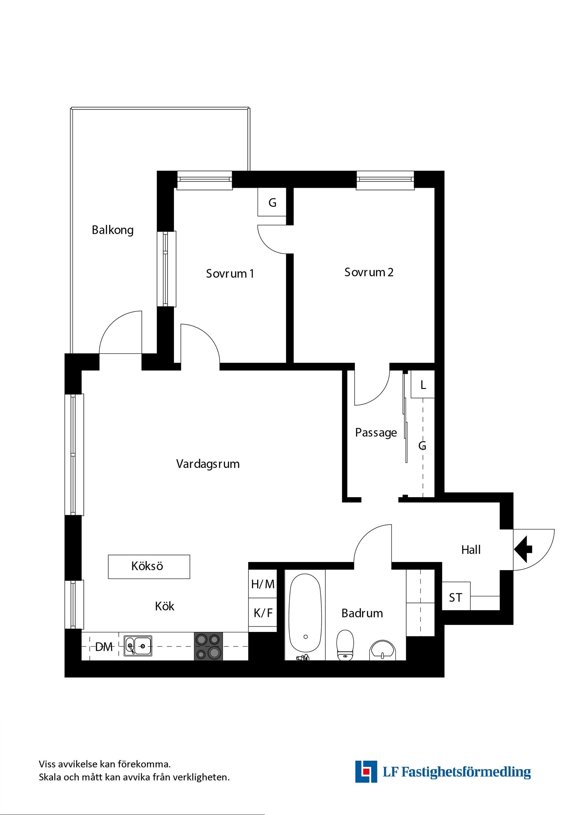 Bostadsrätt, GULDDRAGARGRÄND 50 LGH 1701, Grimsta, Stockholm