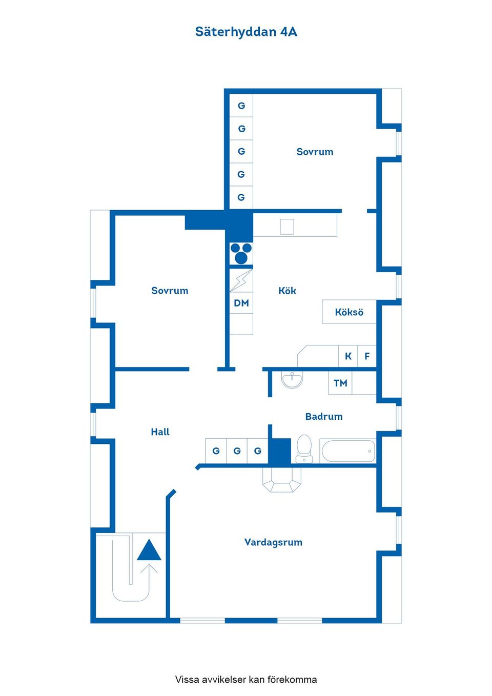 Bostadsrätt, Säterhyddan 4A, Säterhyddan, Finspång