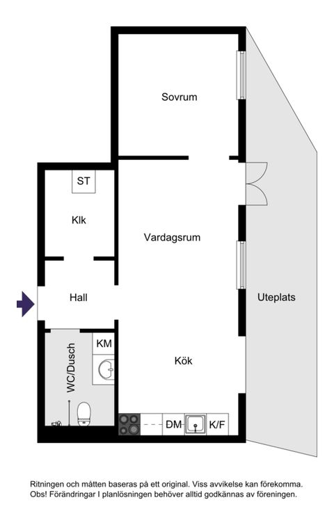 Bostadsrätt, Kratsbodavägen 50A, Bromma / Mariehäll, Stockholm