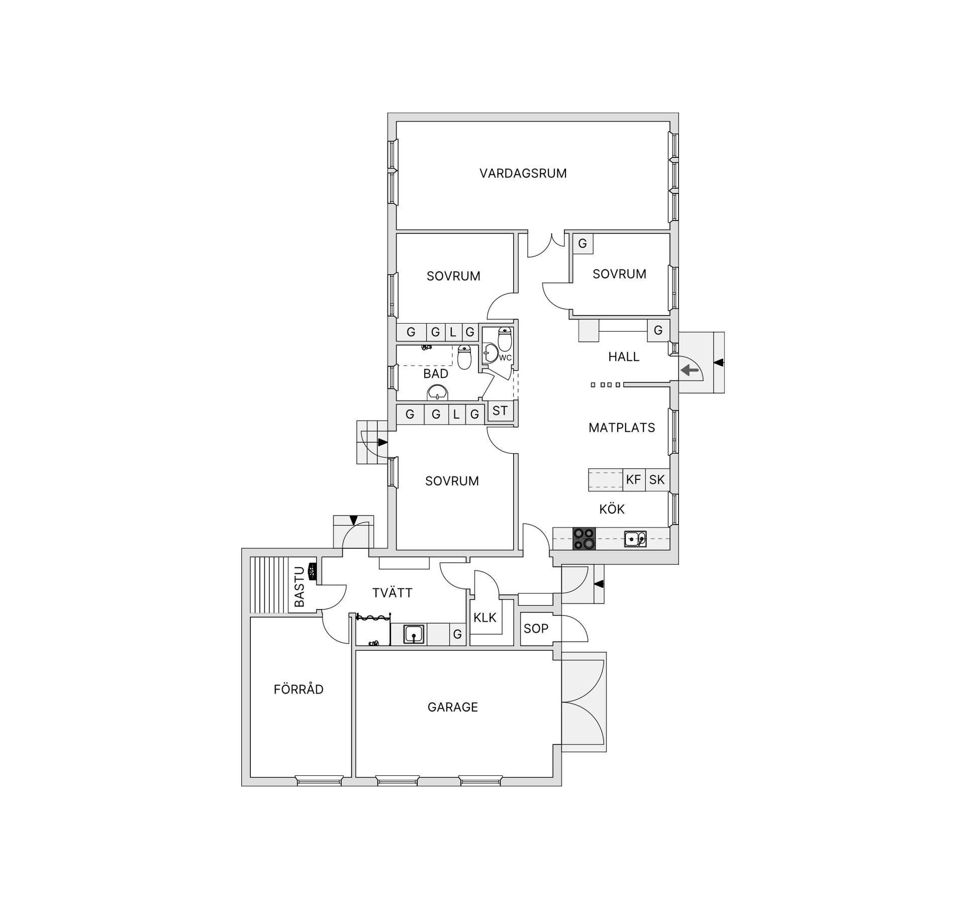 Villa, Centralvägen 3, Kalix-Nyborg, Kalix