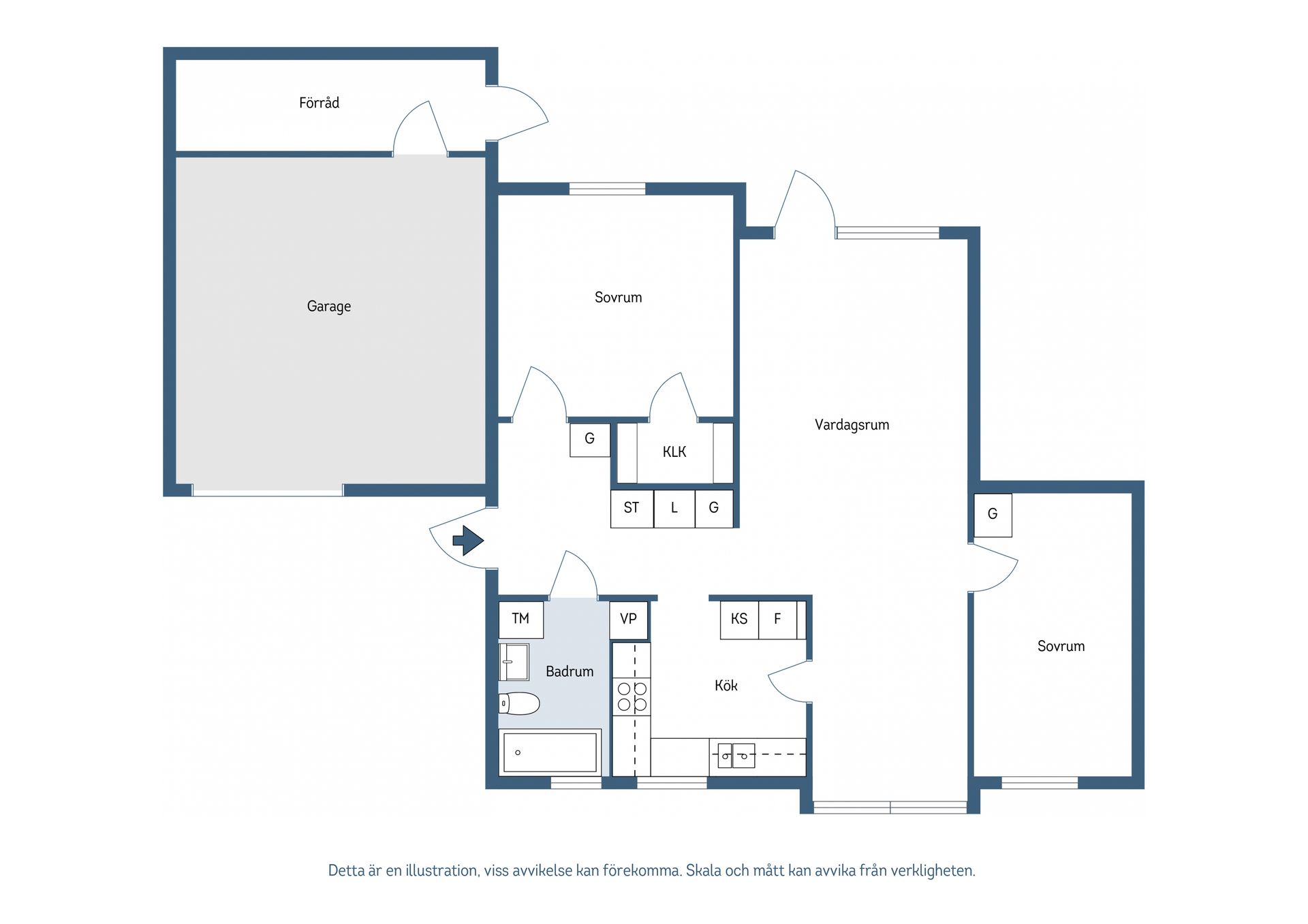 Bostadsrätt, Krans väg 22, Tierp