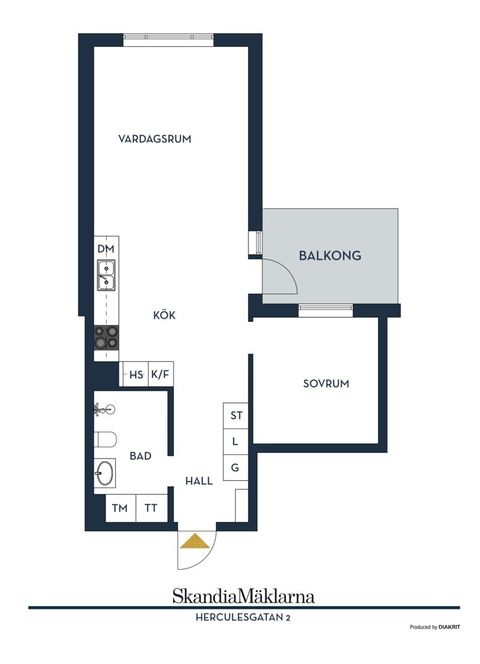 Bostadsrätt, Herculesgatan 2, Barkarbystaden, Järfälla