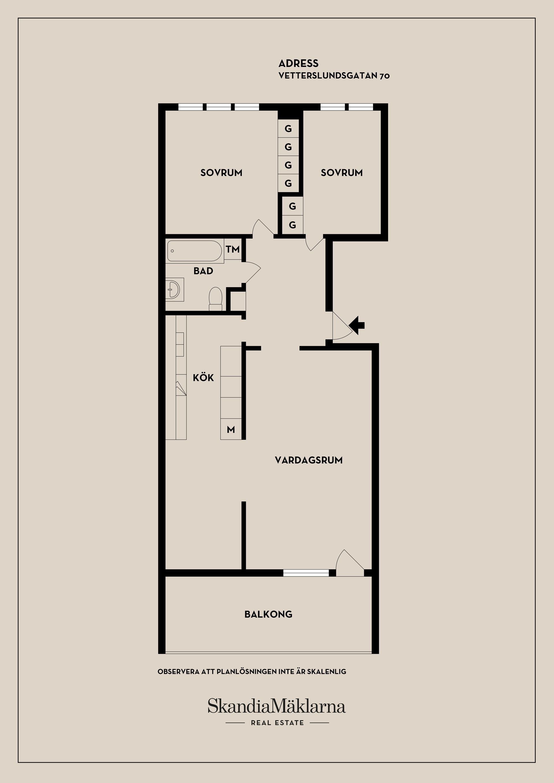 Bostadsrätt, Vetterslundsgatan 70, Vetterslund, Västerås