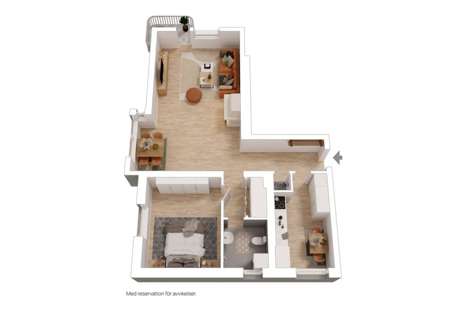 Bostadsrätt, Djäknebergsgatan 5 A, Västermalm / Djäkneberget, Västerås