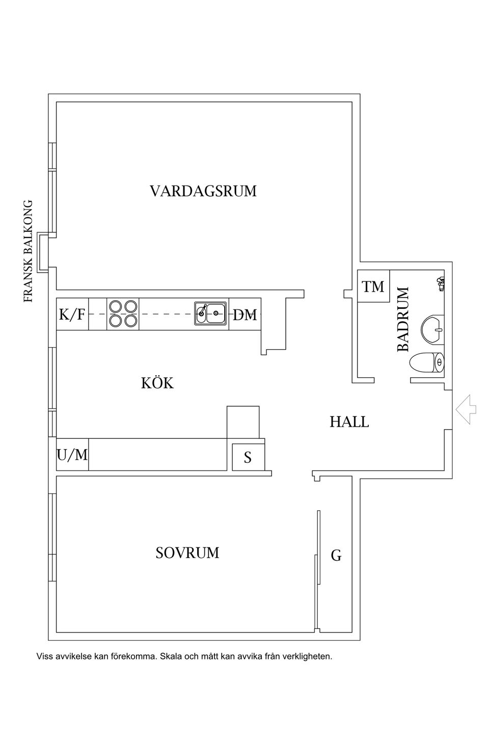 Bostadsrätt, Västra Varvsgatan 24 C, Centrum - Varvet, Luleå