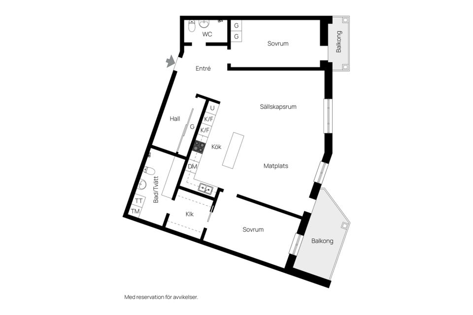 Bostadsrätt, Slottsvägen 1, Näsby Park, Täby