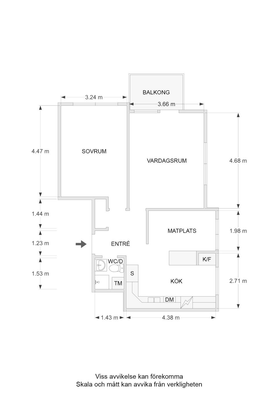 Bostadsrätt, Kungsberget 1, Tannefors, Linköping