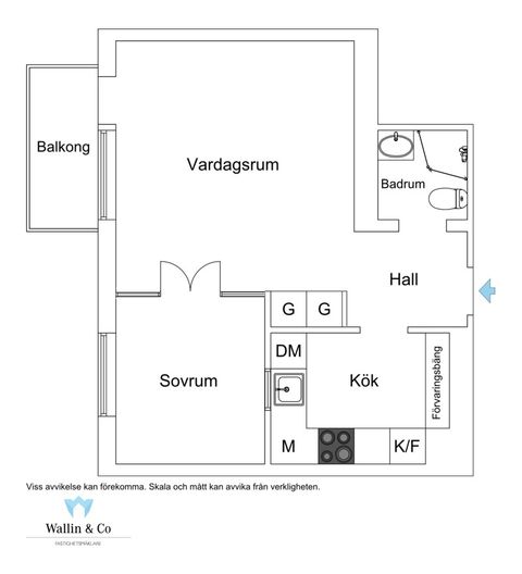 Bostadsrätt, Badstrandsvägen 31, 1 tr, Kungsholmen - Stora Essingen, Stockholm