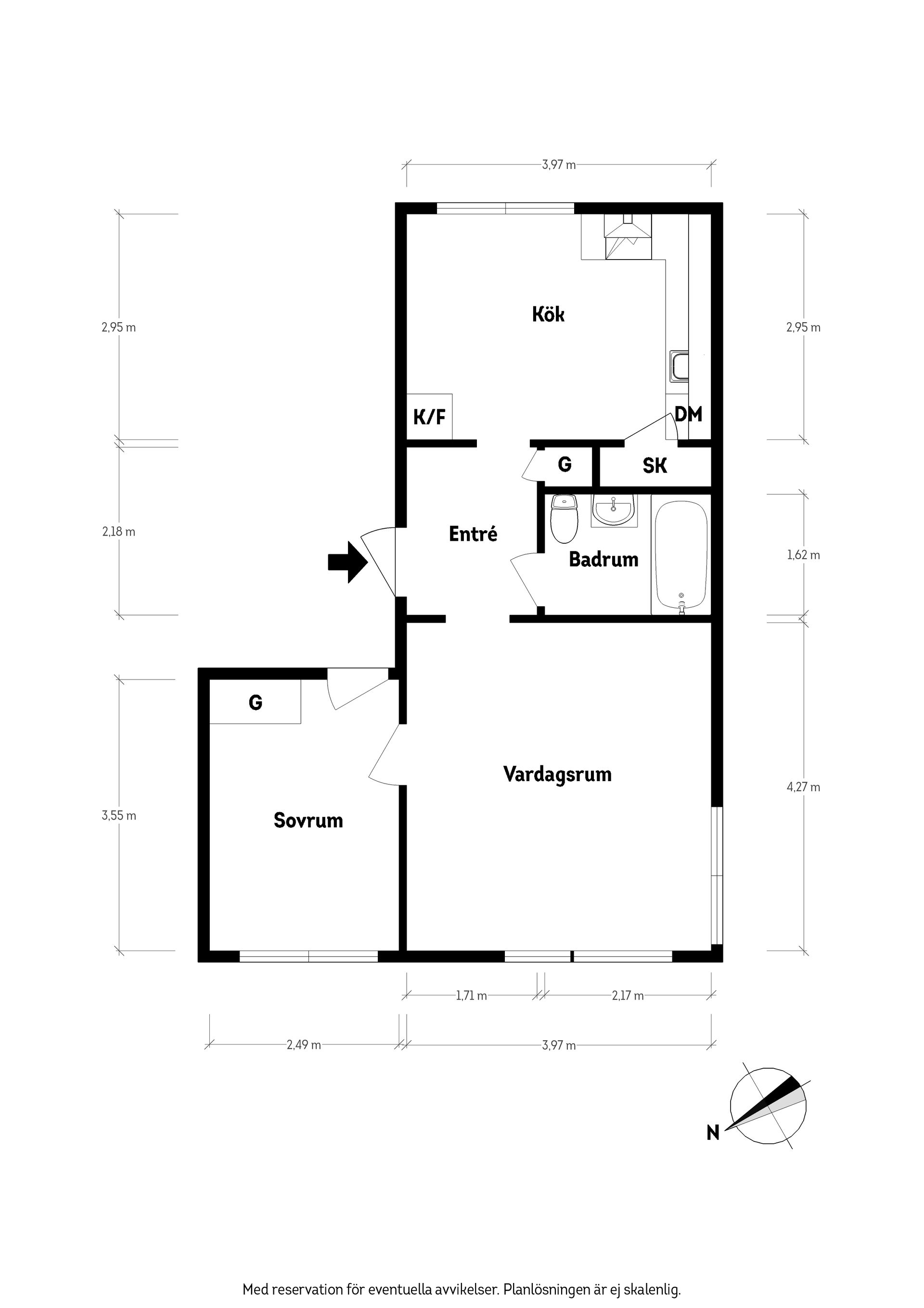 Bostadsrätt, Ulfsparregatan 9H, Lunden, Göteborg