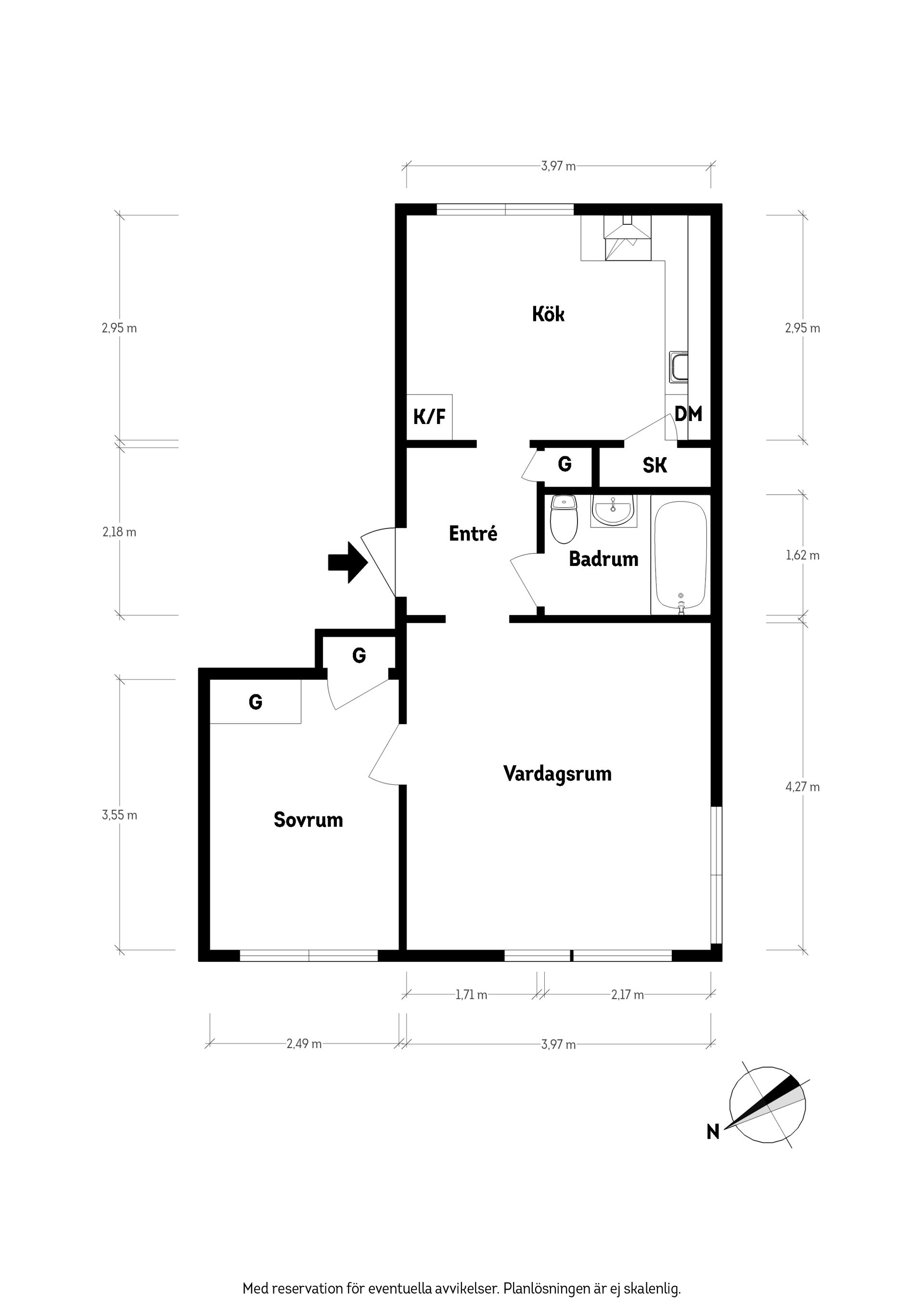 Bostadsrätt, Ulfsparregatan 9H, Lunden, Göteborg