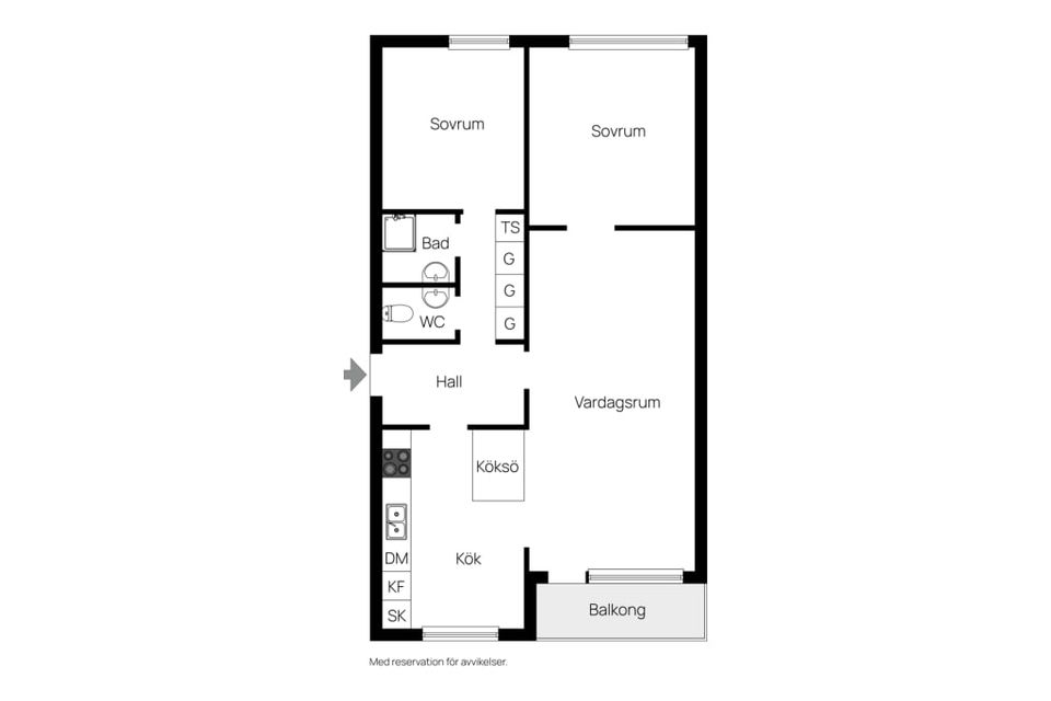 Bostadsrätt, Sysslomansgatan 20 B, Främre Luthagen, Uppsala
