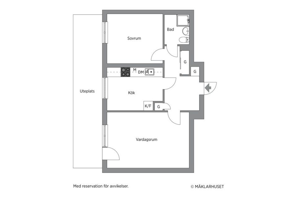 Bostadsrätt, S:t Olofsgatan 43B, Höganäs, Uppsala