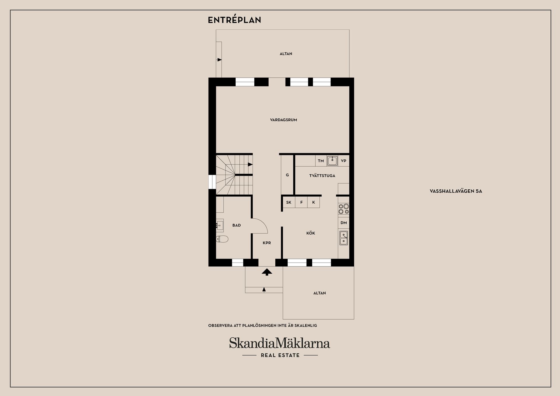Radhus, Vasshallavägen 5A, Gånghester, Borås