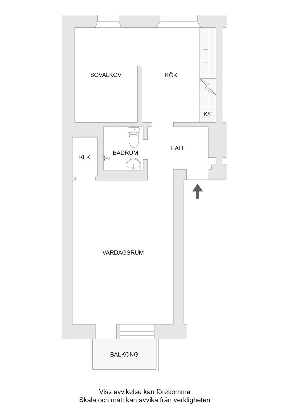 Bostadsrätt, Bomansgatan 16C, Kristiansborg, Västerås
