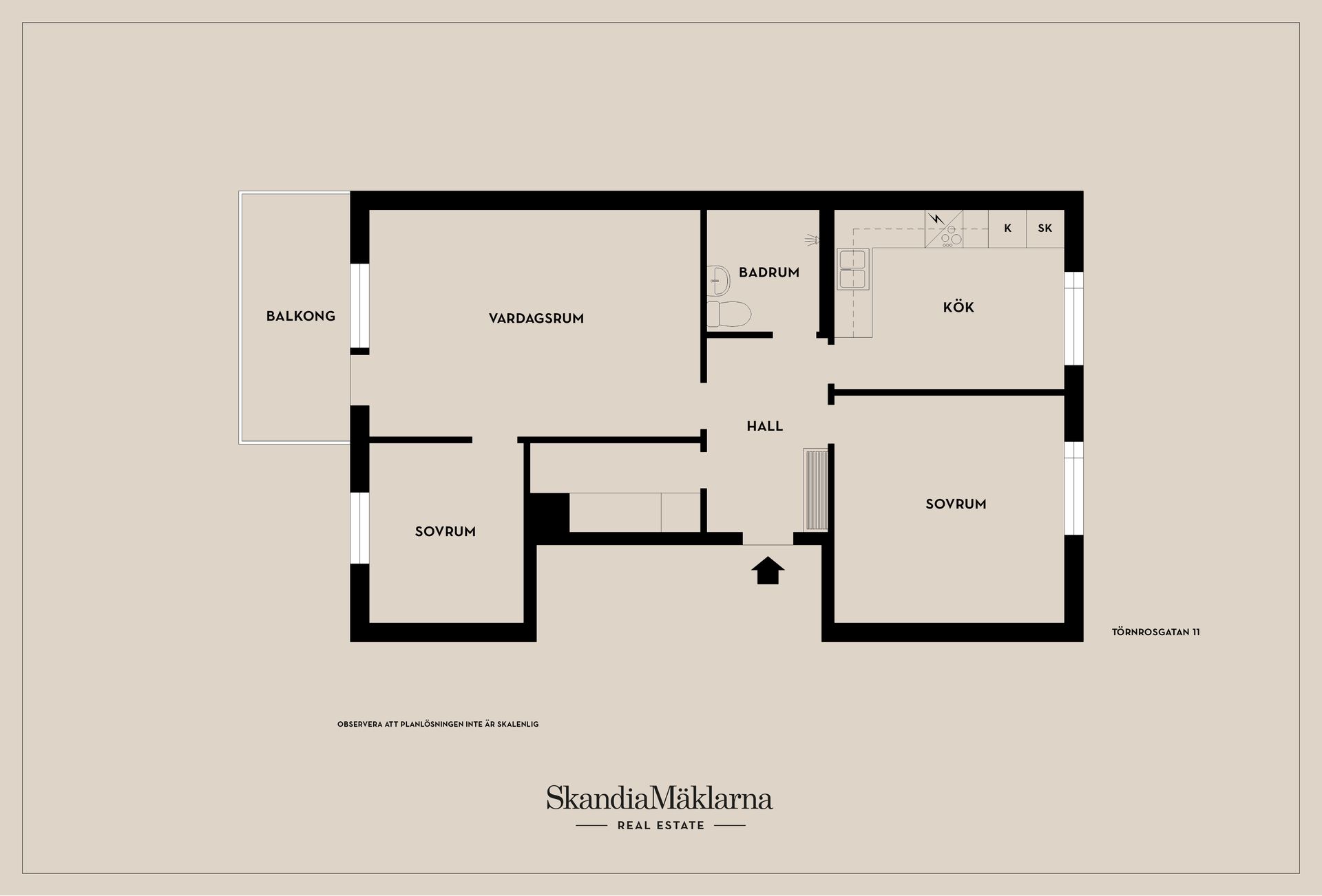 Bostadsrätt, Törnrosgatan 11, Ekhagen, Jönköping
