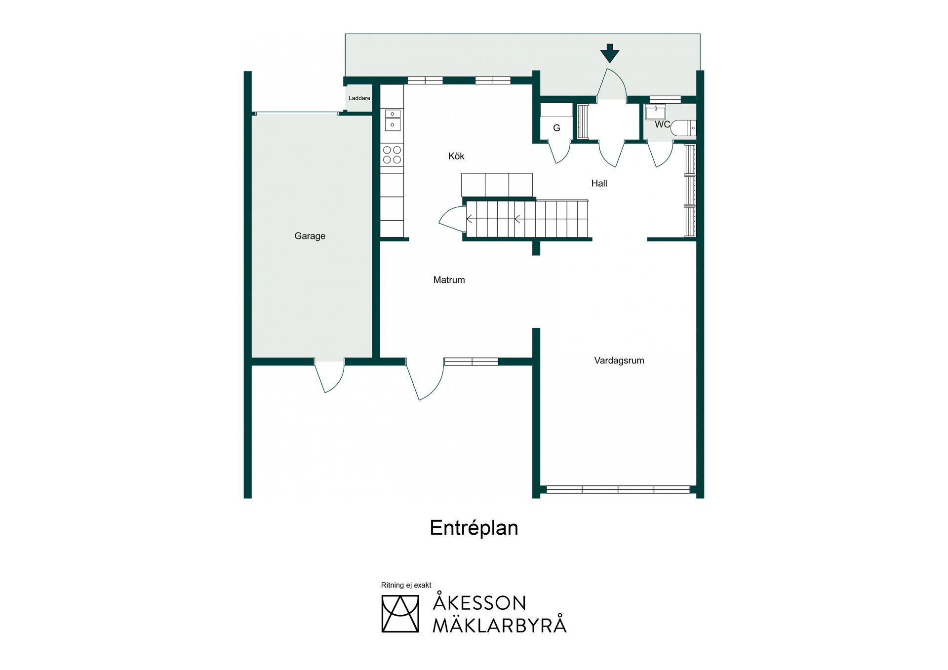 Villa, Radhus, Kristina Nilssons väg 22, Norr/Centrum, Växjö