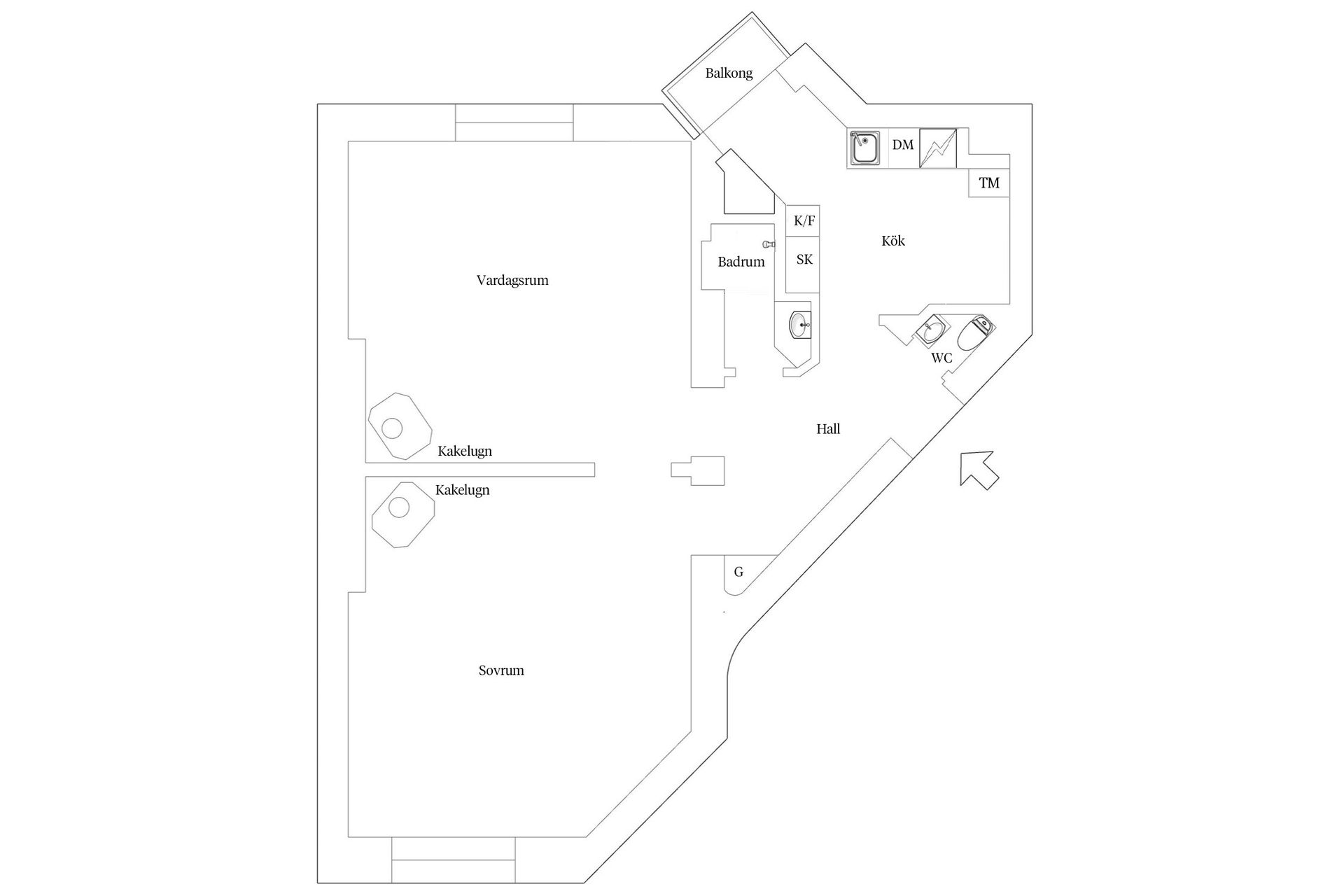 Bostadsrätt, Fleminggatan 25, 3 tr ö.g, Kungsholmen, Stockholm
