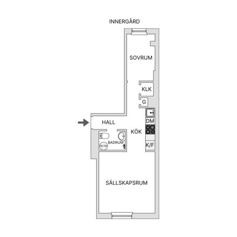 Bostadsrätt, Sågargatan 14, Södermalm - Sofia, Stockholm