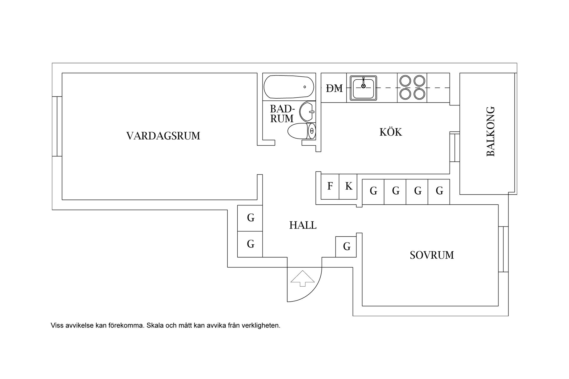 Bostadsrätt, Munkebergsgatan 58, Mjölkudden, Luleå