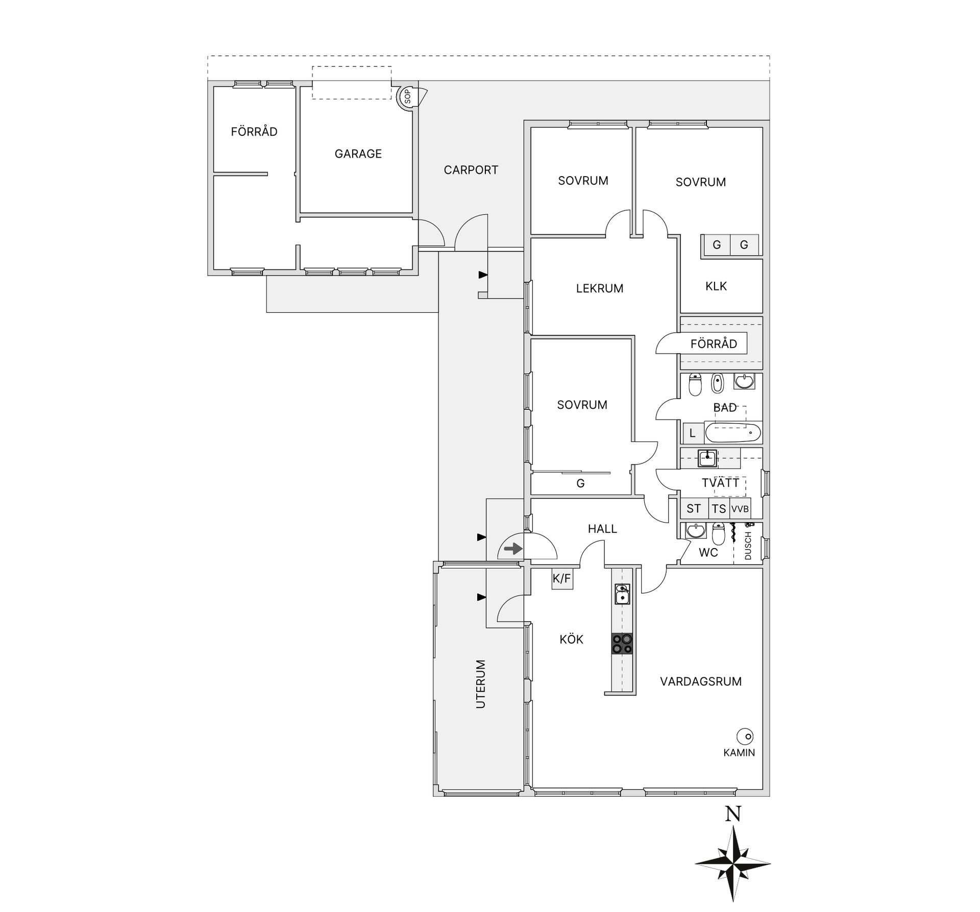 Villa, Radhus, Ploggatan 10, Sigtuna - Prästängar, Sigtuna