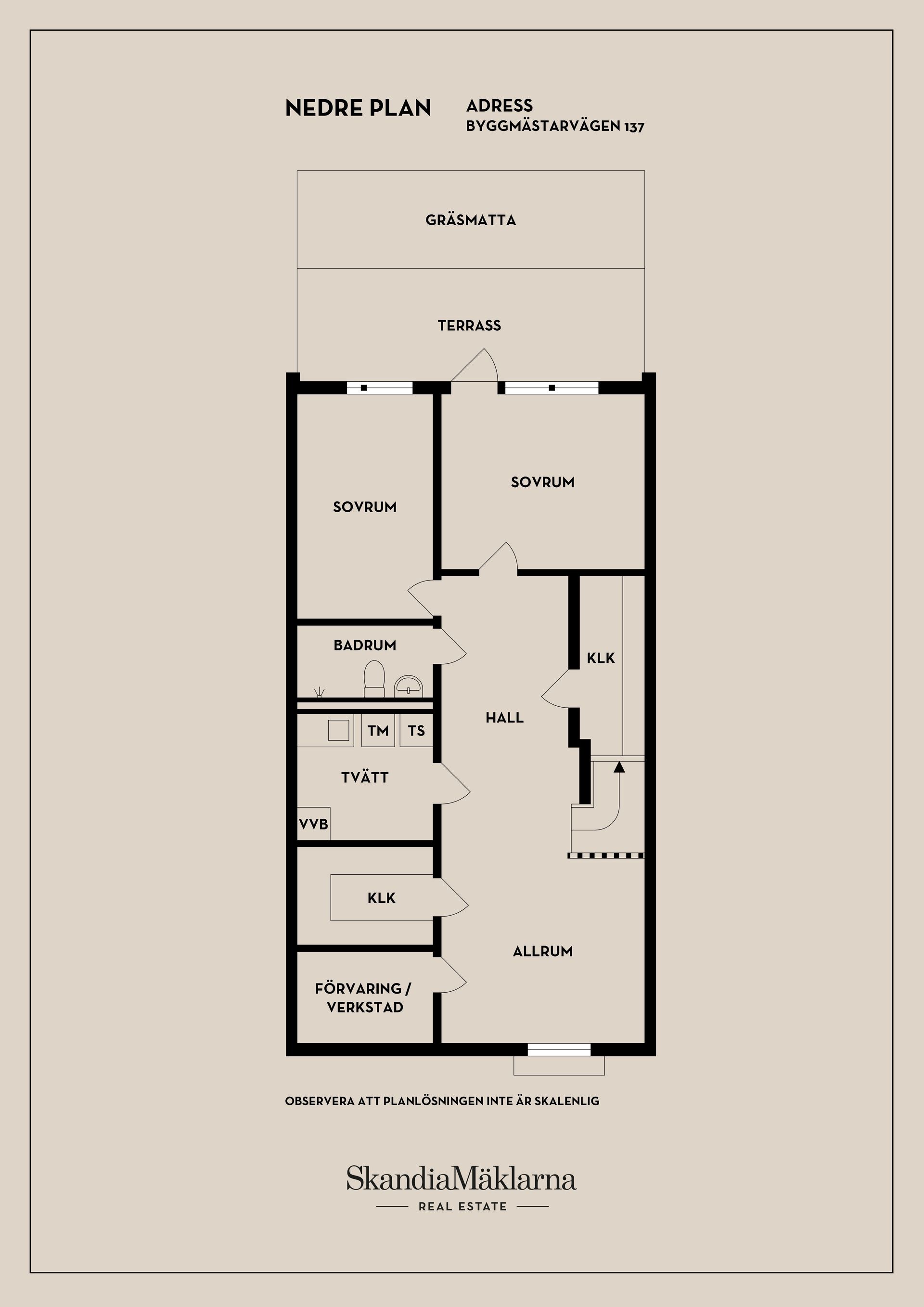 Radhus, Byggmästarvägen 137, Huddinge